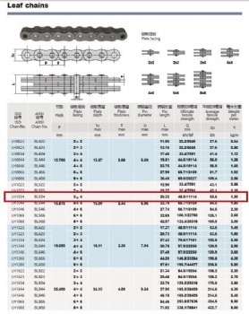 BL534 Leaf Chain